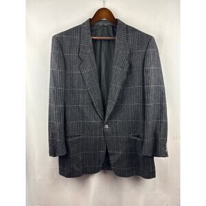 Men's Louis Raphael Black 100% Silk Blazer